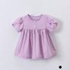 Transfronterizo para blusa de camisa fresca pequeña para niñas verano estilo extranjero manga corta camisa de princesa camisa de bebé ropa de niños al por mayor