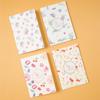 Caderno Pequeno 64K Portátil Simples Pequeno Fresco Fofo Bloco de Notas Pequeno Portátil Bolso com Aba Calças Prêmios para Alunos do Jardim de Infância e Ensino Fundamental