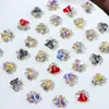 Rhinestones Brillantes para Uñas con Forma de Corazón y Candado, Rhinestones de Corazón y Candado 3D de Venta Caliente en Tiktok, Decoraciones de Uñas con Cadena de Corazón al por Mayor