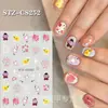 Adesivos de Unha Infantis, Adesivos de Nail Art Não Tóxicos para Meninas, Arco-Íris Dopamina 2026 Novos Autoadesivos Decorações Sem Cozimento