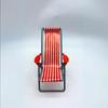 Juguete Muñeca de 6 Puntos Durmiendo Plegable Lona Rayada Accesorios Juego de Imitación Padre-Hijo Acostado 36g Silla de Playa
