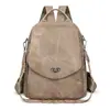 Mochila Feminina Transfronteiriça 2026 Novo Estilo Mochila Casual Grande Capacidade Bolsa de Viagem Feminina Couro Macio Mochila Multifuncional Atacado