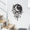 Nuevo FX-E319 personalidad creativa guirnalda redonda luna puertas y ventanas de vidrio embellecimiento del hogar pegatinas de pared al por mayor