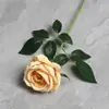 Día de San Valentín Rosa de Terciopelo Artificial de un Solo Tallo Arreglo de Cascada de Pared Flor Artificial Decoración del Hogar Transfronterizo