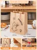 Copo de Café Descartável com Tampa, Copo Doméstico Espessado de Papel Kraft, Copo para Embalagem de Bebidas Quentes para Chá de Leite, Personalizado para Levar