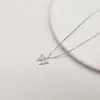 Colar Borboleta Feminino Fofo Doce Versátil Pequeno Estilo Chanel Corrente de Clavícula Mesmo Estilo da Transmissão Ao Vivo Colar Laço para Namorada