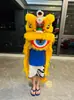 Cabeza de Danza del León de Plástico para Niños 6/9 Pulgadas Cabeza de León Danza del León Foshan Wushu León León del Sur Juguete Atrezo de Espectáculo Suministros