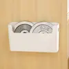 Caja de almacenamiento de ropa interior con acabado de plástico para colgar en la pared del inodoro, sin perforaciones, para calcetines