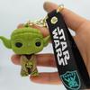 Superventas Transfronterizo Star Wars Guerrero Negro Soldado Blanco Chaba Anciano Yoda Bolsa Lista para Usar Llavero Colgante Pequeño