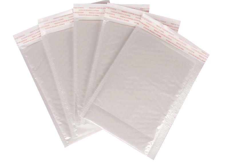 16白色珠光膜气泡袋泡沫快递袋批发防震牛皮纸气泡信封共挤膜打