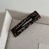 Pinza para el pelo de tela con estampado de leopardo para mujer, elegante, dulce, cool, para uso diario BB clip, pinza para flequillo lateral, nuevo accesorio para el cabello versátil