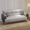 Sofá Cama para Apartamento Apartamento Pequeño Popular en Internet Sofá Dormitorio Plegable Habitación de Alquiler Sala de Estar 2024 Tela Sofá Pequeño