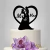 Decorações Personalizadas para Bolo de Casamento Fantoche de Casal Recém-Casado Enfeite para Bolo de Casamento Decoração de Bolo de Casamento Retrô