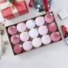 Bola de Navidad Flotada de Amazon Transfronteriza 8cm Terciopelo Luz Colgante para Árbol de Navidad Set de Decoración Navideña de Lujo