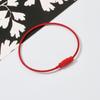 Creativo DIY hecho a mano llavero anillo pintura de color anillo de alambre de acero inoxidable cadena anillo etiqueta hebilla colgante de mochila