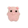 Llavero Colgante Muñeca Terminada de Crochet Dibujo Animado Regalo Creativo Tigre Pequeño Pollo Pequeño Colgante de Bolsa Accesorio Pequeño