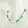 Europa y Estados Unidos moda transfronteriza estilo vacaciones de playa collar de arcilla polimérica verde suave temperamento combinación de colores collar fresco venta al por mayor