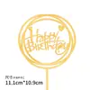 Decoración de Pastel de Celebridad de Internet Feliz Cumpleaños Repostería Pastel Acrílico Card de Diosa Masculina Plug-in Accesorios de Celebridad de Internet