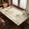 Nuevo Tapete de Escritorio de Caligrafía Estilo Chino, Tendencia Nacional, Tapete de Escritura de Cuero de Caligrafía Estilo Antiguo, Tapete de Escritorio Impermeable y a Prueba de Aceite, Tapete de Escritorio para Estudiantes