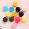 Pastel Sandwich Galletas Oreo Accesorios de Resina Accesorios para Tampón de Tinta Infantil Pegamento de Crema DIY Caja de Papelería