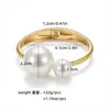 Pulsera abierta irregular de aleación de oro transfronteriza europea y americana, pulsera de lujo ligera para mujer