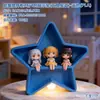 Decoração de Casa de Bonecas com Laço 3D Modelo de Armário Suporte de Exibição Multicamadas Brinquedo Bule Camada de Exibição de Perfume Prateleira de Exibição em Camadas