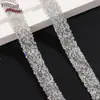 Cinta Adhesiva de Doble Cara con Base de Adhesivo Termofusible, Lentejuelas Redondas de Colores, Tiras de Pedrería de Resina, Tiras de Pedrería de 1.5 cm de Ancho