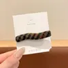 Presilha de Cabelo de Alto Padrão Coreana para Mulheres Presilha de Lã Estilo Retrô Outono Inverno Presilha para Franja Presilha Fofa de Coração Acessórios de Cabelo Adorno de Cabeça