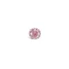 Stud para Lengua Millennium F136 de Aleación de Titanio con Base Octogonal de Rosa Cortada Gradiente Cuerpo de Repuesto Piercing Anillo para Lengua Stud para Hueso de la Oreja