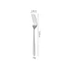 Acero Inoxidable Mesa Giratoria Cubiertos Cuchillo y Tenedor para Bistec Cuchara y Tenedor de Postre para el Hogar Patrón en Relieve Cubiertos Retro para Comida Occidental Juego de 5 Piezas