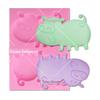 Molde de silicone para bolo, faça você mesmo, molde de combinação de porquinho fofo, molde dobrável feito à mão, molde de bolo dobrável para doces, ferramenta para bolo de chocolate