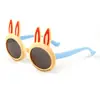 Óculos de Sol Cartoon da Moda para Meninos, Óculos com Proteção UV para Meninas, Protetor Solar para Exterior, Óculos Fofos Versáteis e Modernos