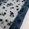 Falda Popular de Gasa, Falda de Hada, Falda con Dobladillo Ancho, Accesorios, Cortinas Decorativas de Malla Americana con Estampado de Flores Grandes, Manualidades Decorativas, Ropa