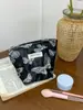 Bolsa de Maquillaje Mariposa Transfronteriza, Bolsa Fresca y Portátil para Guardar Cuidado de la Piel, Neceser de Viaje, Bolso Cuadrado de Lona, Bolso de Mano