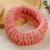 Venda direta da fábrica lote cor sólida simples faixa de cabelo faixa de cabelo para lavar autoadesivo acessórios DIY Anel de cabelo de pelúcia cocar semiacabado