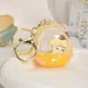 Chaveiro Criativo Preenchido com Óleo Animal Pet Pingente de Bolsa Chaveiro Desenho Animado Gatinho Fofo Pingente Acessórios para Bolsa