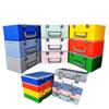 Caja de Plástico Rectangular Portátil con Tapa para Piezas de Ferretería, Caja de Herramientas de Escritorio, Organizador para Papelería, Juguetes y Almacenamiento de Lego