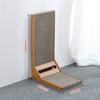 Arranhador para Gatos em L Vertical Resistente ao Desgaste Cama para Gatos Basculante Arranhador Integrado de Papelão Ondulado Grande Brinquedo para Gatos