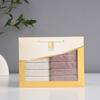 Caja de Regalo para Toallas, Toalla Facial Doméstica de Algodón Puro, Engrosada, Absorbente de Agua, Algodón Peinado de Fibra Larga, Toalla en Caja de Regalo, Se Puede Imprimir con Logo