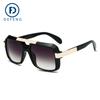 Defeng 18115 nuevas gafas de sol vintage de montura grande para hombre mujer tarjeta JIA er básica transfronterizas Europa y Estados Unidos