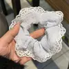 Gravata de Cabelo Elegante e Suave Estilo Coreano 2025 para Mulheres, Nova Faixa de Cabelo de Renda para Penteados de Coque, Acessório de Cabelo