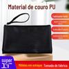 Bolsa de Higiene Pessoal de Couro com Logo Impresso para Guardar Cosméticos, Bolsa com Zíper para Viagem Fitness Drifting Disponível para Exportação