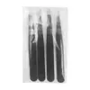 Set de 96 Piezas de Pinzas para Cejas de Acero Inoxidable, Herramientas para Depilar Barba y Dar Forma a las Cejas, Pinzas para Cejas Modelo Nuevo, Herramientas Auxiliares para Pestañas Postizas, Set de Cuatro Piezas