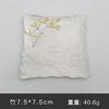 Venda por atacado Handmade Vintage Tin Coaster Cup Holder Tea Holder Tridimensional Plum Blossom Coaster Metal isolado Kung Fu Tea Ceremony Acessórios