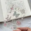 Adesivo de Gelatina Atmosfera Ins Desenho Animado Estéreo Fofo Coreano Balé Borboleta Urso Capa de Celular Decoração DIY para Computador