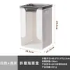 Caja plegable para almacenar fideos estilo japonés con tapa, caja de almacenamiento para gabinete, caja de almacenamiento apilable para artículos diversos de escritorio y cocina del hogar