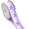 Cinta de impresión con hilo Ghost Blade, lazo con logotipo personalizado, flor de rosa, accesorios de cinta DIY hechos a mano