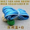 Qipao Hanfu Dos Tonos Gris y Blanco, Gris y Verde, Gris y Blanco con Verde Pasta de Frijol, Verde y Blanco con Bordes en Relieve, Tiras de Borde para Ropa Hechas a Mano