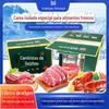 Caixa de Presente de Isolamento de Espuma com Folha de Alumínio Cor de Carne Caixa Marrom Alimentos Frutas e Vegetais Frescos Pode Ser Impressa À Prova de Umidade Cadeia de Frio
