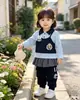Conjunto de Vestido y Pantalones Estilo Coreano Universitario para Niñas Primavera y Otoño Conejo Muñeca Bebé Elegante para Salir